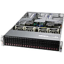 SYS-220U-TNR. Сервер SUPERMICRO Ultra SuperServer 2U 220U-TNR 2x6330 28C 2GHz/4x64Gb RDIMM 3200(32xslots)/2xPM9A3 960GB NVMe(24x2.5")/2x10GbE RJ45 2x10GbeSFP+/2x1600W/8xNV