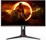 2006366 Монитор AOC 27" Q27G2S черный/красный IPS LED 16:9 HDMI матовая HAS Piv 1000:1 350cd 178гр/178гр 2560x1440 165Hz DP 2K 5.6кг