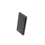 1823503 Мобильный аккумулятор Cactus CS-PBFSJT-10000 Li-Pol 10000mAh 2.1A+2.1A черный 2xUSB материал алюминий