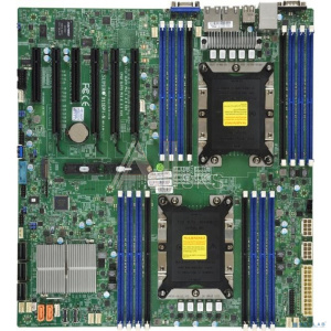 Supermicro MBD-X11DPI-N-B Серверная материнская плата X11DPi N Motherboard Dual Socket P (LGA 3647) supported, CPU TDP support 205W, 2 UPI up to 10.4