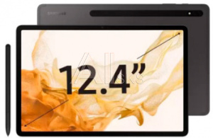 1784745 Планшет Samsung Galaxy Tab S8+ SM-X806 Snapdragon 898 2.99 8C RAM8Gb ROM128Gb 12.4" Super AMOLED 2800x1752 3G 4G ДА Android 12 графит 13Mpix 12Mpix BT