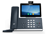 Телефон YEALINK SIP-T58W with camera, видеотерминал, 16 аккаунтов, цветной сенсорный экран 7" 1024х600, Android, WiFi, Bluetooth, GigE, CAM50, без БП