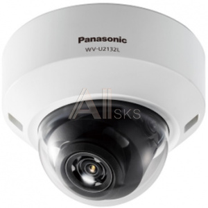 1368691 Камера видеонаблюдения IP Panasonic WV-U2132L 2.9-7.3мм цветная корп.:белый