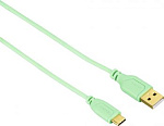 1082517 Кабель Hama Flexi-Slim 00135786 USB Type-C (m) USB A(m) 0.75м зеленый