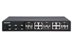 1000606622 Коммутатор QNAP Коммутатор/ QSW-M1208-8C 10 Gbps managed switch with 12 SFP + ports, 8 of which are combined with RJ-45, throughput up to 240 Gbps, JumboFrame