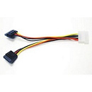 Кабель питания SATA Cablexpert CC-SATA-PSY 15см, 4pin Molex в 2x SATA 15pin