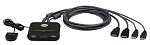 CS22HF-AT ATEN 2-Port USB FHD HDMI Cable KVM Switch