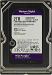 Жесткий диск WD Western Digital Purple HDD 3.5" SATA 2TB, IntelliPower, 256MB buffer (DV&NVR), WD23PURZ, 1 year