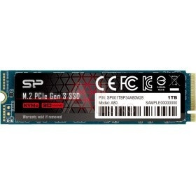 1751999 SSD SILICON POWER 1Tb A80 SP001TBP34A80M28, M.2 2280, PCI-E x4, NVMe