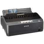 1241590 Epson LX-350 [C11CC24031/C11CC24032] {Формат А4, ширина печати 80 колонок, скорость 357 зн./сек. (12 cpi) в режиме HSD, интерфейсы: USB, LPT,COM, памя
