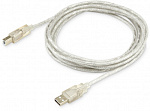 817260 Кабель Buro USB2.0-AM/BM-3-TRANS USB A(m) USB B(m) 3м прозрачный