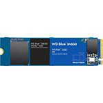 1000689545 Твердотельные накопители WD SSD Blue SN550 NVMe, 250GB, M.2(22x80mm), NVMe, PCIe 3.0 x4, R/W 2400/950MB/s, IOPs 165 000/160 000, TBW 150, DWPD 0.3