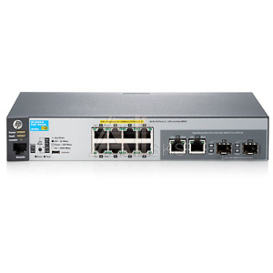 J9780A#ABB Aruba 2530 8 PoE+ Switch (8 x 10/100 + 2 x SFP or 10/100/1000, Managed, L2, virtual stacking, PoE+ 67W, 19") (repl. for J9137A)