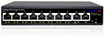 1882256 Коммутатор TRASSIR TR-NS1110-105-8POE 10x100Мбит/с 8PoE 105W неуправляемый