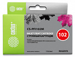 471803 Картридж струйный Cactus CS-PFI102M PFI-102M пурпурный (130мл) для Canon IP iPF500/iPF600/iPF700/MFP M40/iPF765/LP17/LP24