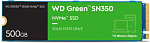1999740 Накопитель SSD WD S PCIe 3.0 x4 500GB WDS500G2G0C Green SN350 M.2 2280