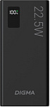 1928758 Мобильный аккумулятор Digma DGPF10A 10000mAh QC3.0/PD3.0 22.5W 5A 2xUSB-A/USB-C черный (DGPF10A22PBK)