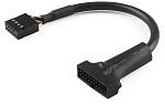 1000525727 Greenconnect Адаптер переходник USB 2.0 / 19 pin USB 3.0 0.15m