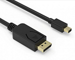 1868439 Кабель аудио-видео Buro MDP-DP miniDisplayport (m)/DisplayPort (m) 1.5м. позолоч.конт. черный