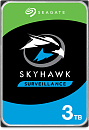 1000416388 Жесткий диск/ HDD Seagate SATA3 3Tb SkyHawk 5900 64Mb 1 year warranty