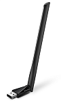 MU6H MERCUSYS AC650 Wi-Fi USB-адаптер высокого усиления, до 200 Мбит/с на 2,4 ГГц + до 433 Мбит/с на 5 ГГц, 1 внешняя антенна высокого усиления, порт USB 2