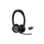 WH64 Hybrid Dual UC, Беспроводная, HD звук, 160м DECT, Шумоподав, USB-адаптер