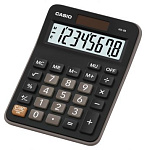 1033133 Калькулятор настольный Casio MX-8B черный/коричневый 8-разр.