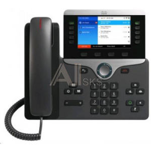 1000388019 IP-телефон 8851, чёрный, станд.трубка Cisco IP Phone 8851 manufactured in Russia