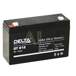 1457413 Delta DT 612 (12А\ч, 6В) свинцово- кислотный аккумулятор
