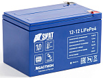 1000624557 646 Skat i-Battery 12-12 LiFePo4 аккумуляторная батарея, 12 В, 12 Ач Li-Ion АКБ, на базе LiFePo4 элементов IFR 26650, структура 4P4S. Номинальное