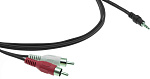 1000455337 Кабель 3.5mm Audio на 2 RCA (Вилка - Вилки), 0,9 м/ 3.5mm to 2 RCA Breakout Cable 0.9m