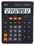 1656437 Калькулятор настольный Deli EM444 темно-серый 12-разр.