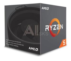 1235148 Центральный процессор AMD Ryzen 5 2600 Pinnacle Ridge 3400 МГц Cores 6 16Мб Socket SAM4 65 Вт BOX YD2600BBAFBOX