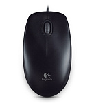 910-003357 Logitech B100 Optical Mouse, USB, 1000dpi, Black, [910-003357]
