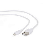 1961064 Filum Кабель USB 2.0, 1 м., белый, 2 А, разъемы: USB A male - Lightning male, пакет. [FL-C-U2-AM-LM-1M-W] (894187)