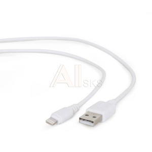 1961064 Filum Кабель USB 2.0, 1 м., белый, 2 А, разъемы: USB A male - Lightning male, пакет. [FL-C-U2-AM-LM-1M-W] (894187)
