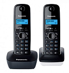 620635 Р/Телефон Dect Panasonic KX-TG1612RU1 темно-серый/белый (труб. в компл.:2шт) АОН