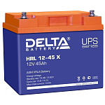 1599504 Delta HRL 12-45 X (45А\ч, 12В) свинцово- кислотный аккумулятор