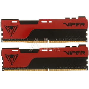 1880010 DDR4 2x8Gb 2666MHz Patriot PVE2416G266C6K Viper EliteII RTL PC4-21300 CL16 DIMM 288-pin 1.2В
