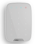 8706.12.WH1 AJAX KeyPad White (Беспроводная сенсорная клавиатура, белая)