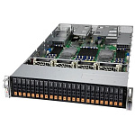 1986821 Server SUPERMICRO SYS-240P-TNRT SYS-240P-TNRT (X12QCH+, CSE-218HTS-R2K08P) 4x Socket P+ LGA-4189, 48DIMM, X710-TM4 2x 10G RJ45 + 2x 10G SFP+ port; 24