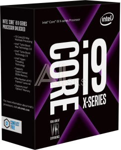 1000436145 Боксовый процессор CPU LGA2066 Intel Core i9-7900X (Skylake, 10C/20T, 3.3/4.3GHz, 13.75MB, 140W) BOX