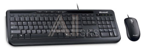 1113413 Комплект (клавиатура+мышь) Microsoft Wired Desktop 600 USB Black (APB-00011)
