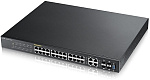 GS2210-24HP-EU0101F Коммутатор ZYXEL L2 PoE+ GS2210-24HP, 24xGE PoE+, 4xCombo (SFP/RJ-45), бюджет 375 Вт