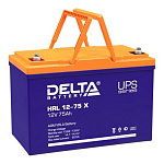 1620203 Delta HRL 12-55 X (55 А\ч, 12В) свинцово- кислотный аккумулятор