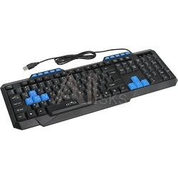 1424264 Oklick 750G черный/черный-синий USB [337452]
