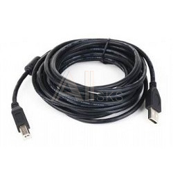1181005 Gembird CCF-USB2-AMBM-15 USB 2.0 кабель PRO для соед. 4.5м AM/BM позол.конт., фер.кол., пакет