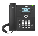Гигабитный IP-телефон Hitek, UC912G RU, до 4 SIP-аккаунтов, монохромный ЖКД 2.8" 192*64 пикс. с подсветкой, HD-звук, 8 прогр. клав., BLF/BLA, PoE, БП в комплекте