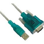 1421742 Aopen/Qust Кабель-адаптер USB Am -> COM port 9pin (добавляет в систему новый COM порт) (ACU804) [6938510851406]