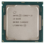 1049674 Процессор Intel Core i3 8100 Soc-1151v2 (3.6GHz/Intel UHD Graphics 630) Box
